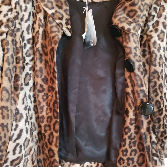 Chicos Soft Animal Perla 3/4 Jacket NWT Size 2 - Picture 5 of 6